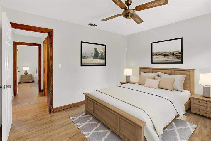 Primary Bedroom Virtually Staged