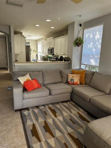 Kitchen open to Living Room