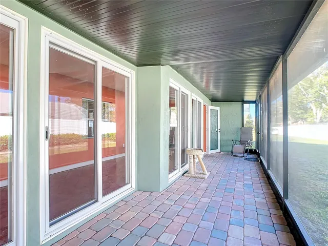 Screened porch.