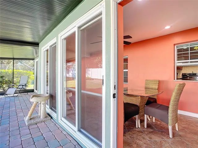 Screened porch.