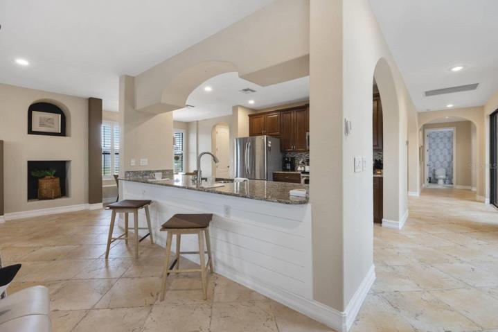 Breakfast bar