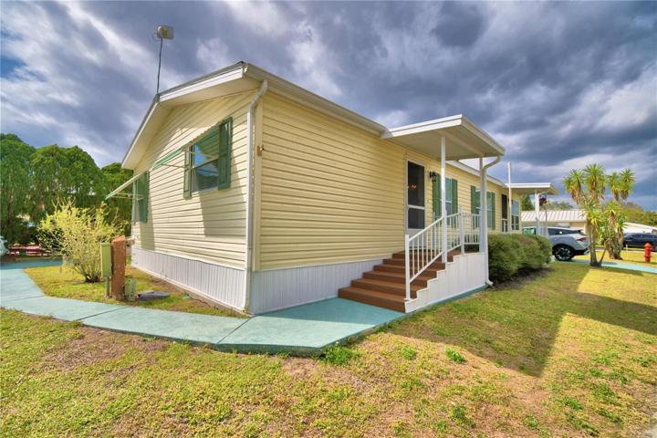 The home has two driveways, so there is plenty of parking.