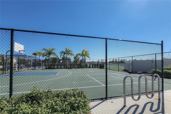 Community basketball courts
