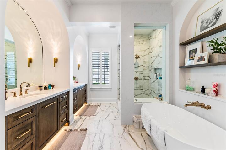 Primary free standing tub