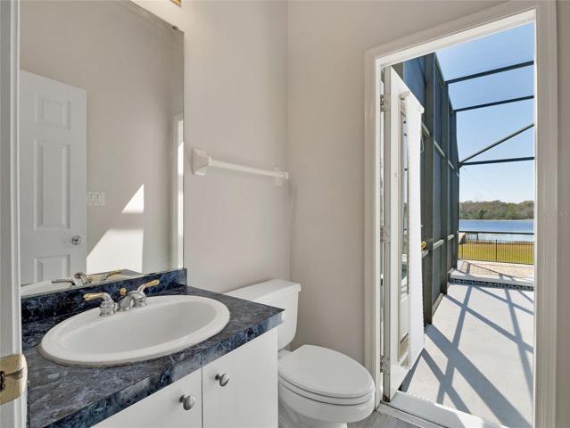 Bedroom 4's ensuite/half bath/pool bath