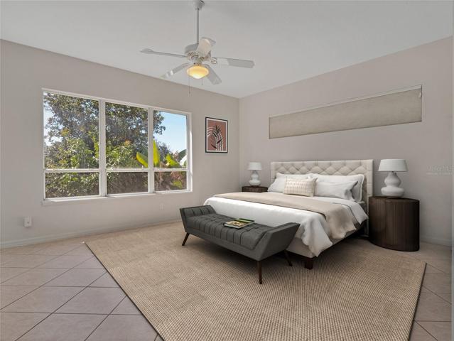 Master bedroom (virtually staged)