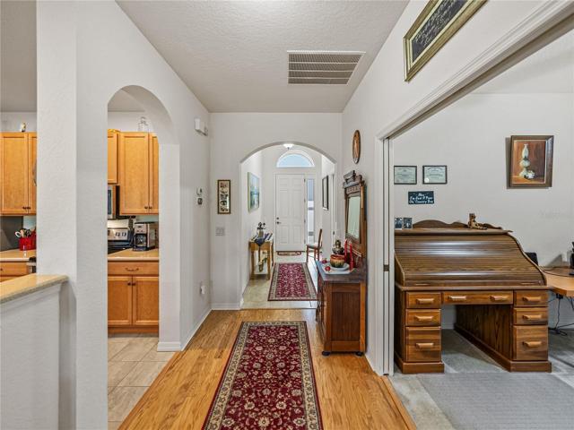 Interior front entry