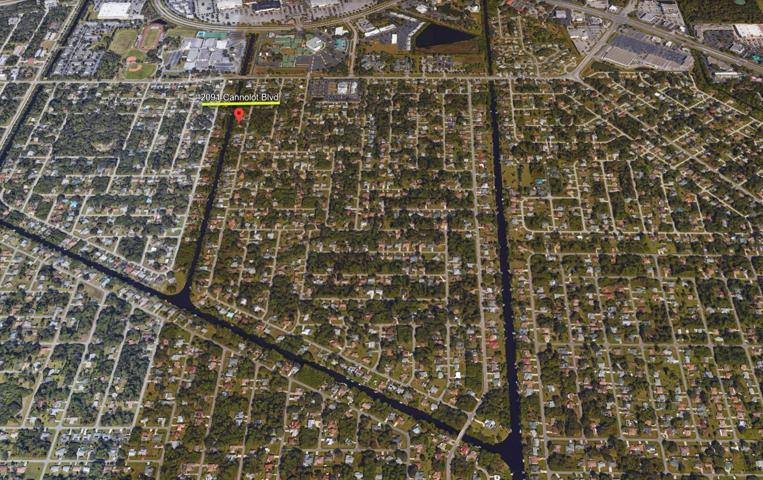 Location of the home in aerial