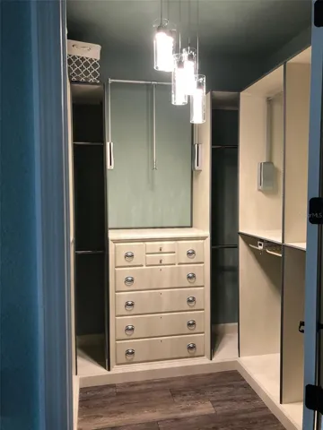 Primary Bedroom Closet Custom built-ins