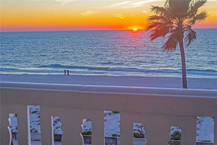 Sunset from the balcony.