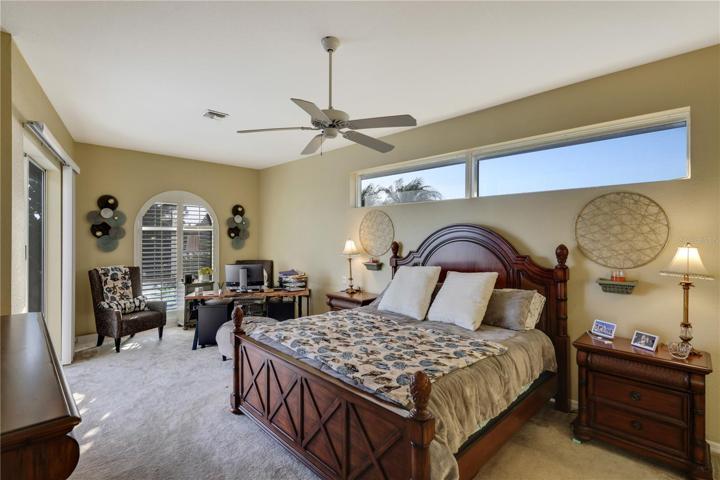 Oversized primary bedroom.
