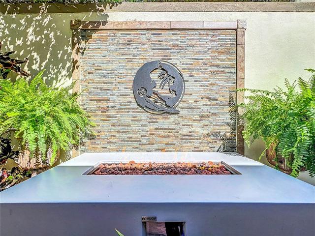 Firepit with Gas Line From Buried Tank