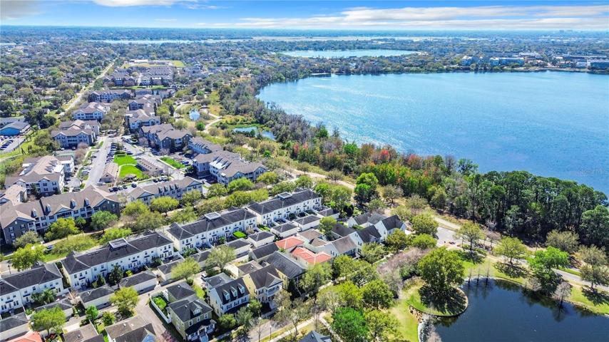 Drone View of Baldwin Park