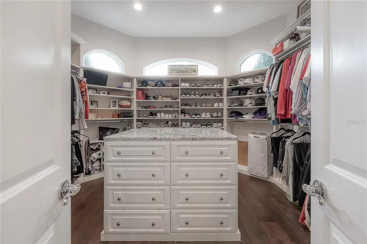 Primary Custom Walk In Closet