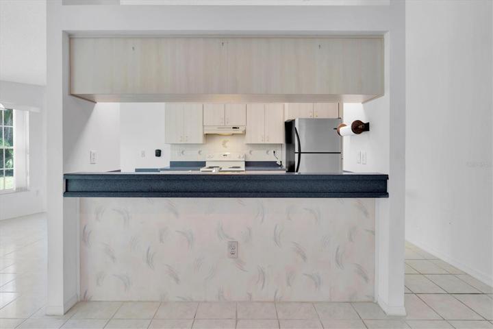 Kitchen overlooks great room