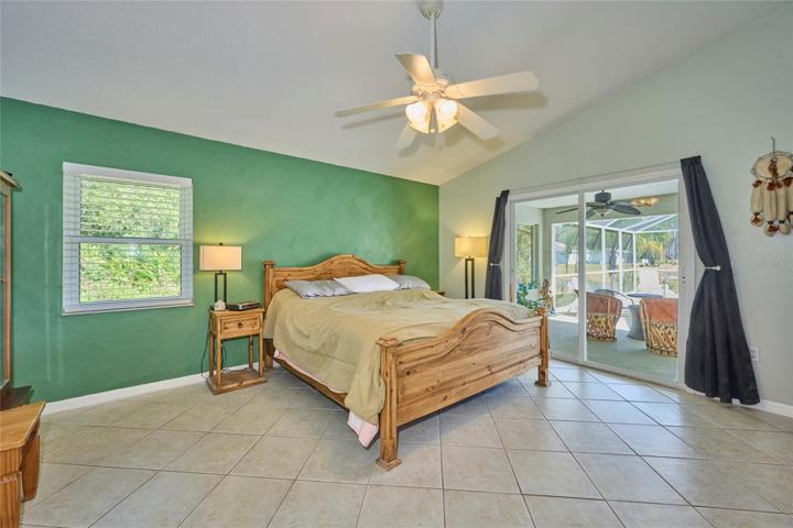 Master bedroom is a gracious size and will accommodate all of your furniture pieces