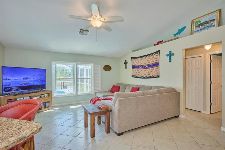 Living room with awesome views!