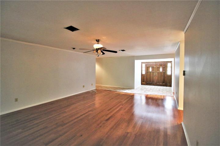 Front door from living room