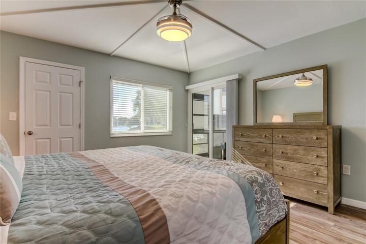 Master Bedroom & Slider To Florida Room