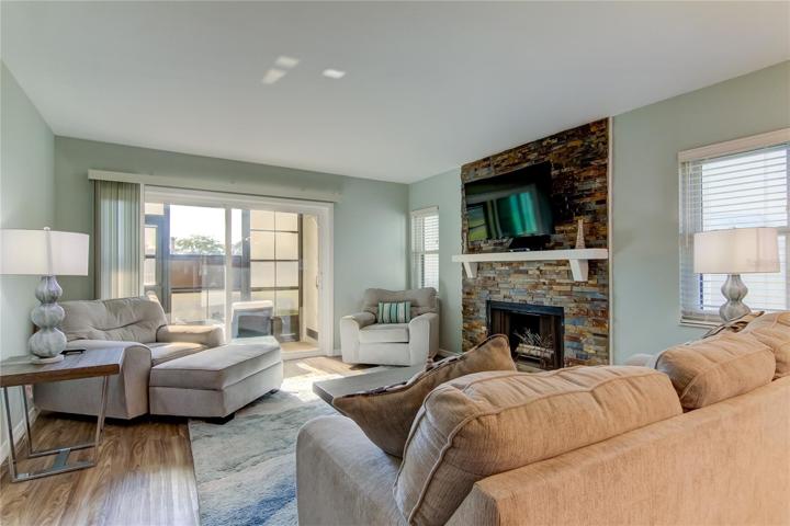 Living Room & Fireplace