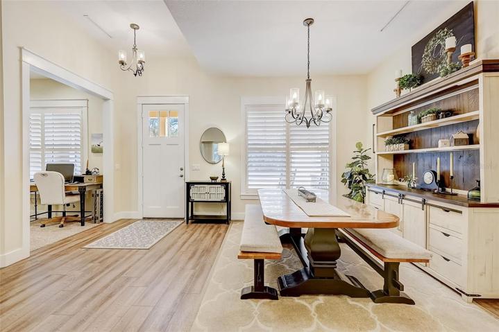 Dining area