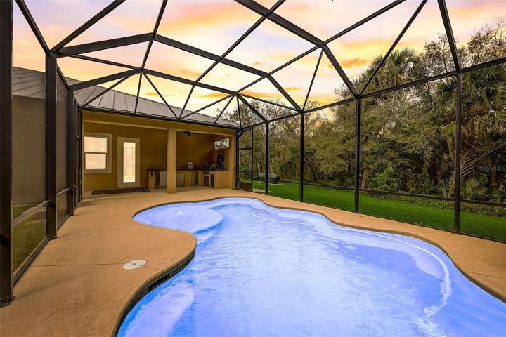 Private pool area