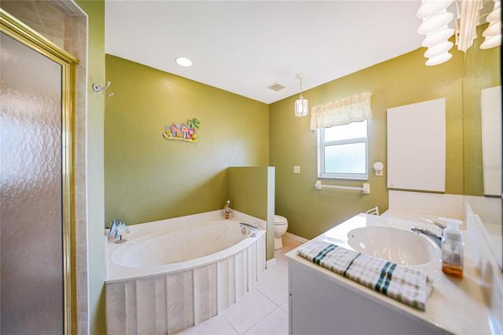 Master bath - soaking tub