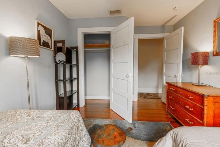 Apt 4 front bedroom with closet