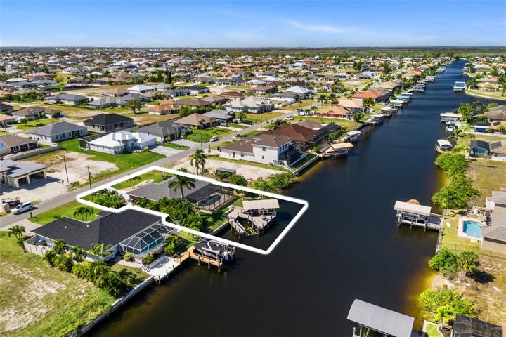 Looking west down the Bonefish - property highlighted