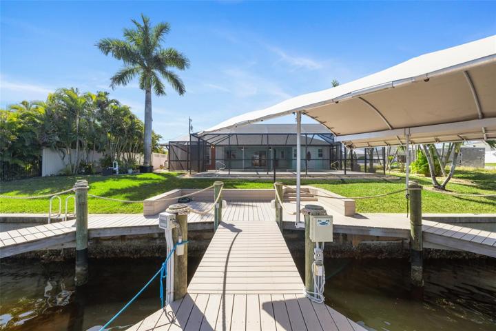 Dock looking towards rear of structure