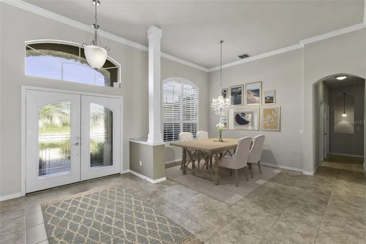Entry & Dining (staged)