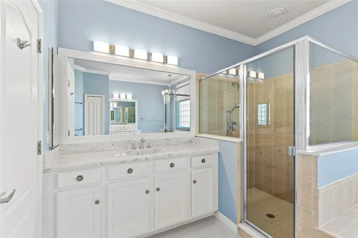 Master Bath includes Walk-in Shower plus separate spa tub