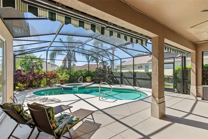 Lanai and Pool Area