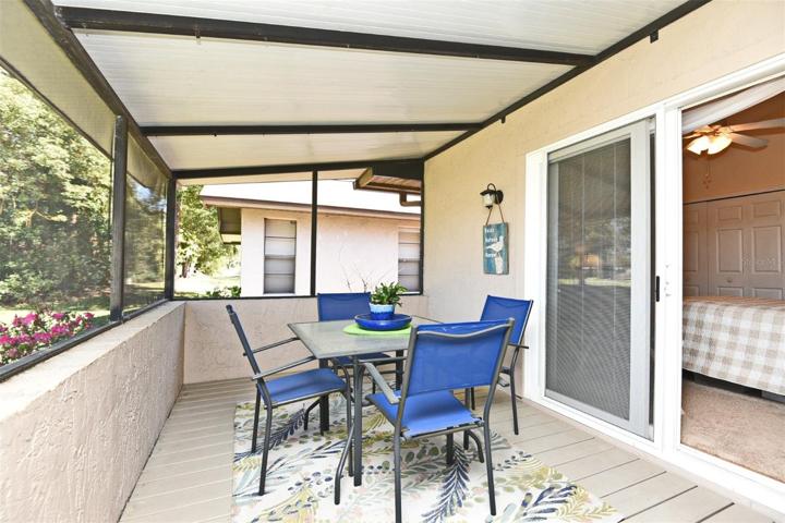 Screen Porch w/ Sliding Door Access to Bedroom 2