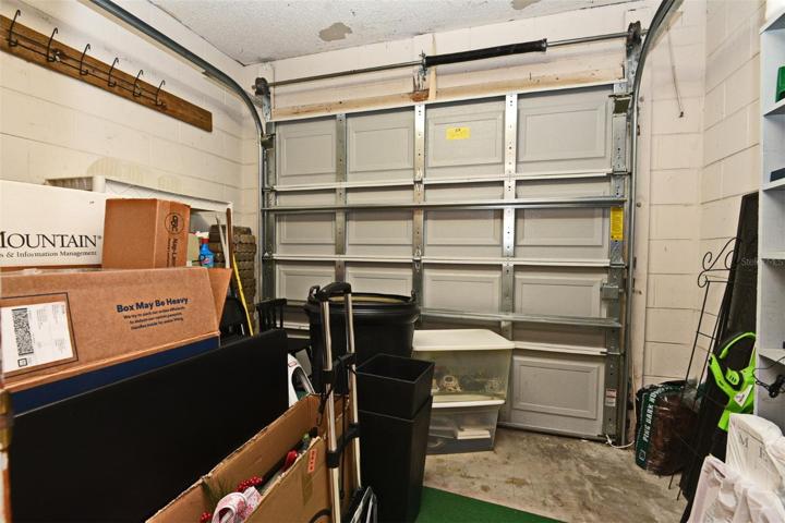 Part of Original Garage Left Intact For Storage