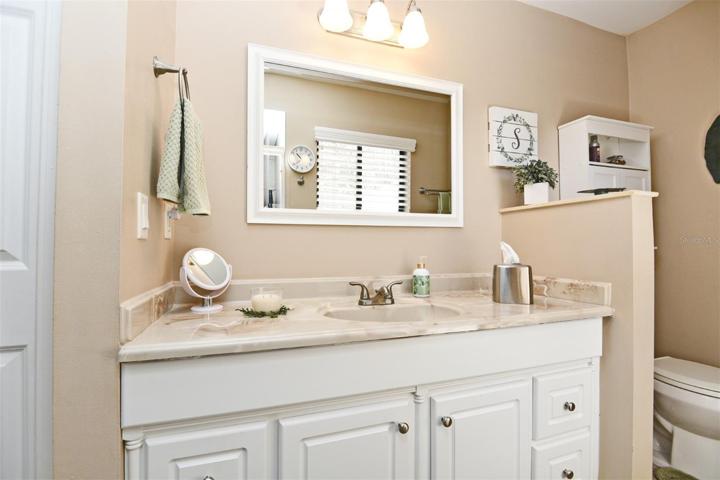 Primary Bathroom-Single Sink Vanity-More Counter Space