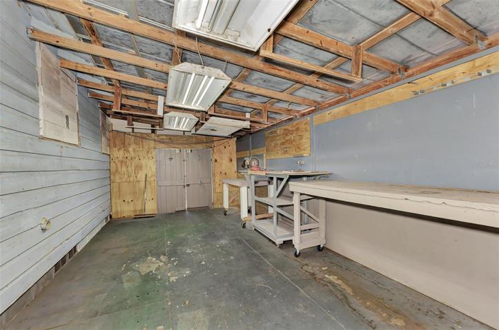 Cottage storage area