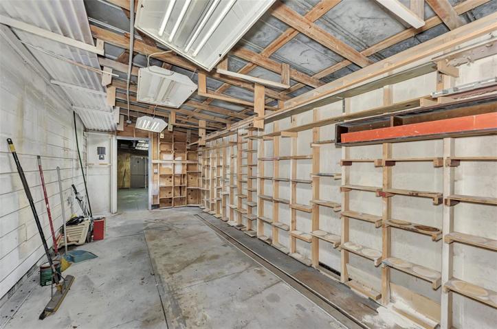 Cottage storage area