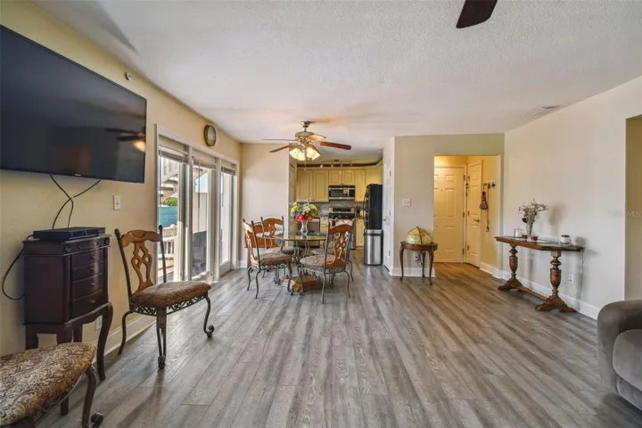 Wall Mounted TV included