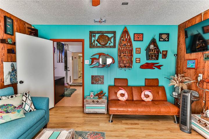 FLEX ROOM from converted garage. Has separate entrance and a closet
