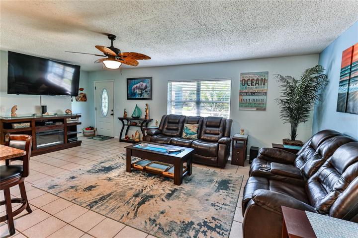 dining area looking towards front of home