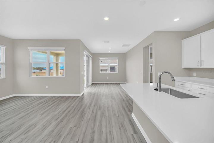 Open great room concept