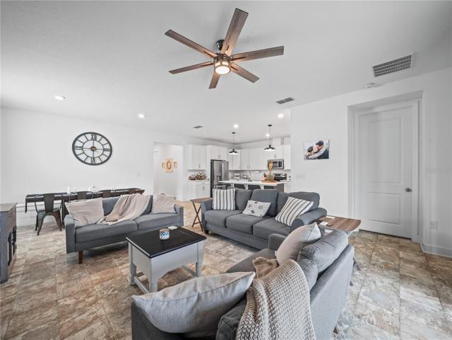 Living Room and Dining Room
