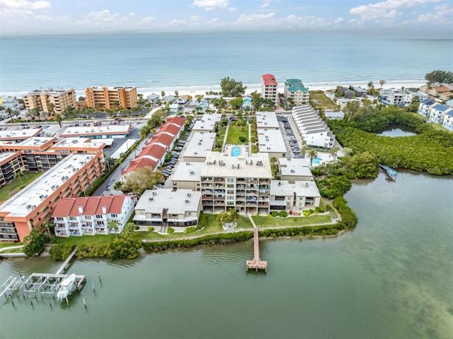 Aerial of Sea Club and Intracoastal Waterway and Gulf of Mexico