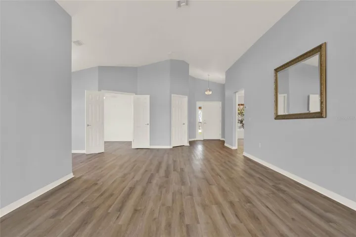 Vaulted Ceiling in main living areas