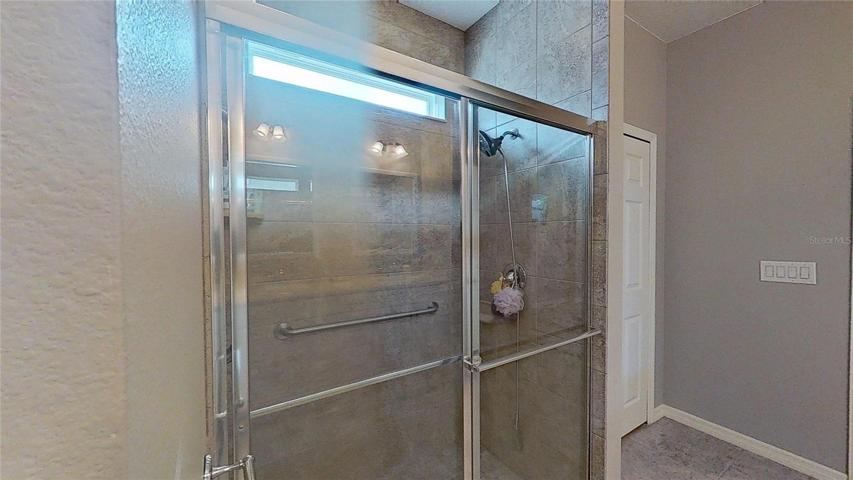 Walk in shower