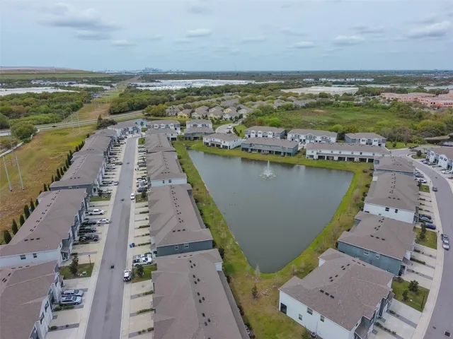 Ariel view of the community.  NOTE:  Publix and local shopping are so close..they are in the background.
