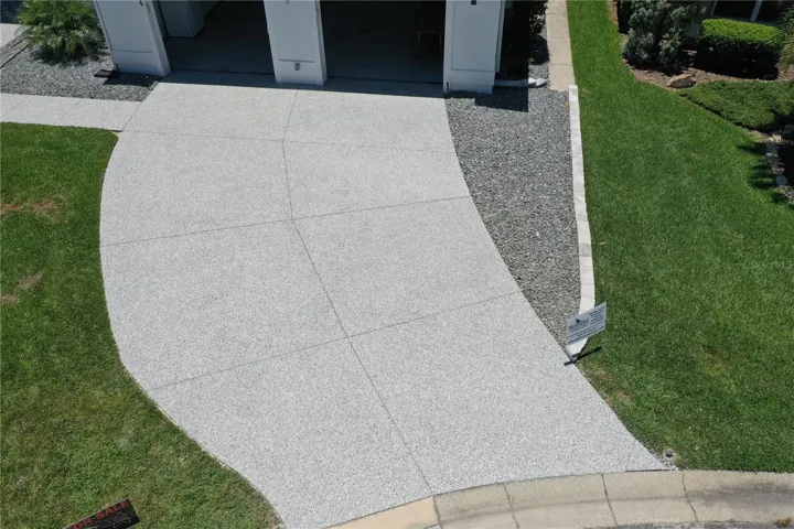 Newly Painted Driveway