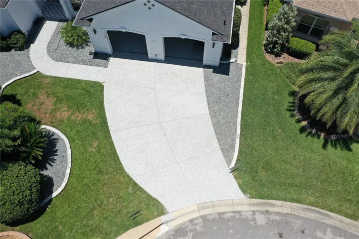 Newly Painted Driveway