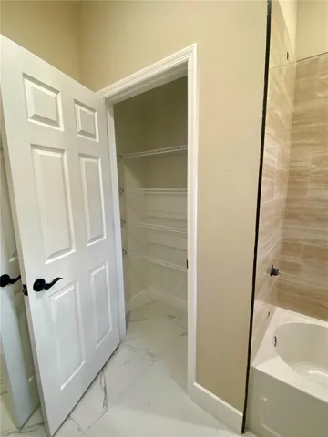 hall bath linen closet